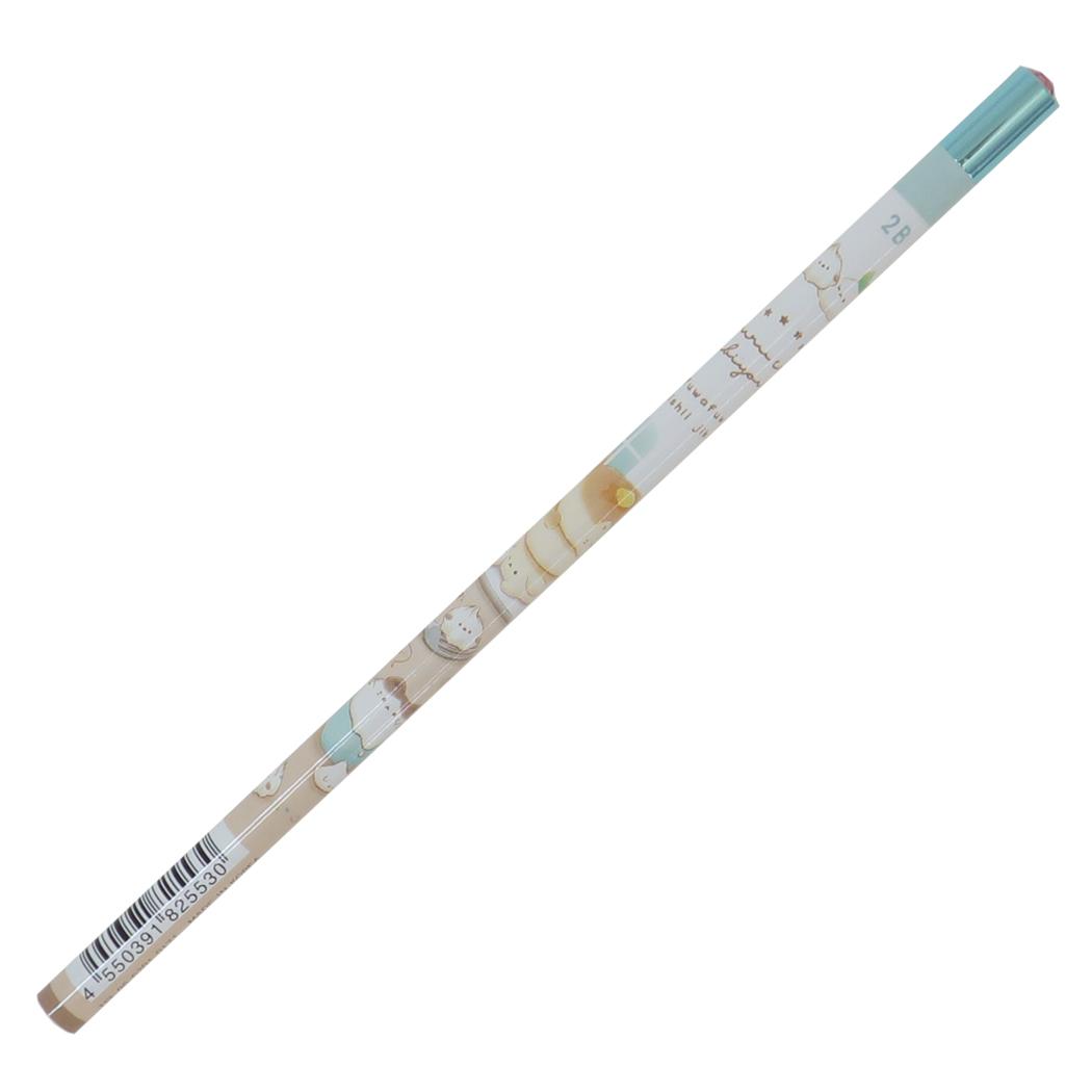【ポイント10倍 & クーポン！】鉛筆 天面ラインストーン付き鉛筆2B丸軸 ゆるかふぇびより クーリア え..