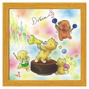 絵描きサリー フレーム付きアート Dream ナチュラル どうぶつ スペースギャラリーリミテッド SA-207NA 20cm角額装 動物メッセージアート グッズ 取寄品 シネマコレクション