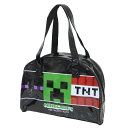マインクラフト プールバッグ ボストンビーチバッグ クロ Minecraft ニシオ 海プール サマーレジャー用品 ゲームキャラクター グッズ シネマコレクショ...