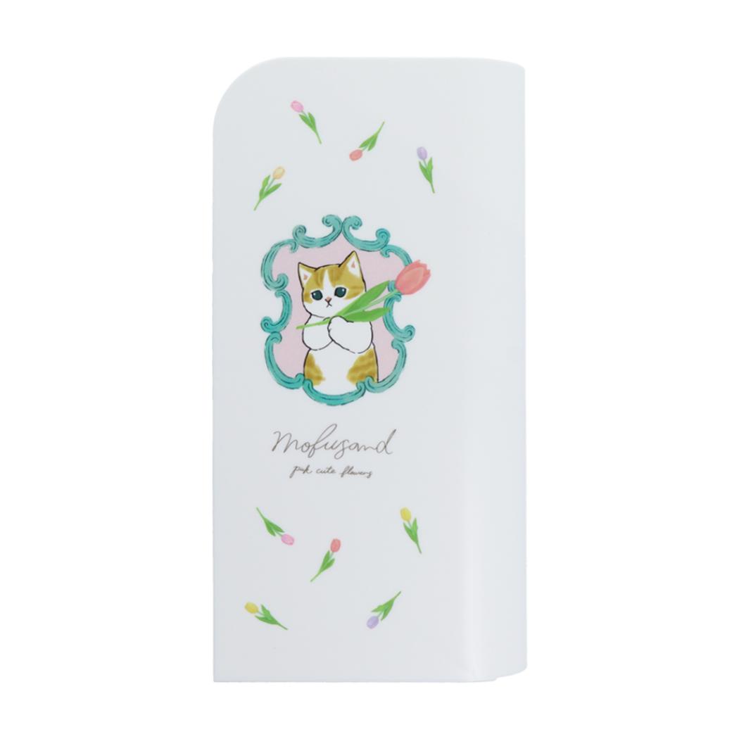 【12月は毎日ポイント10倍!】モフサンド 卓上収納 タワーペンスタンド ホワイト mofusand サンスター文具 プレゼント ペン立て 新生活 キャラクター...