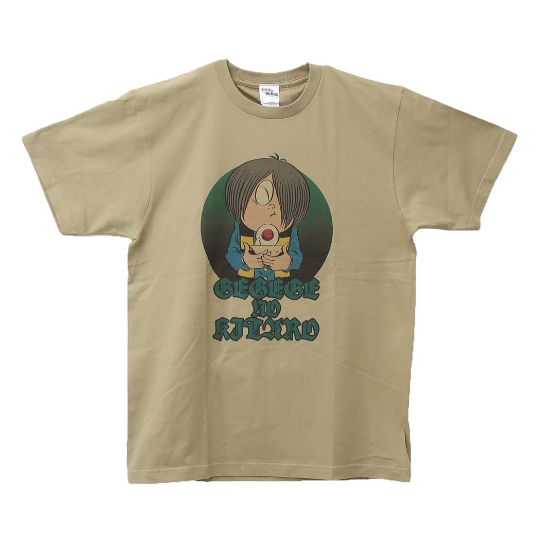 ゲゲゲの鬼太郎 Tシャツ T-SHIRTS グリーン Lサイズ XLサイズ スモールプラネット 半袖 アニメキャラクター グッズ メール便可 シネマコレクション