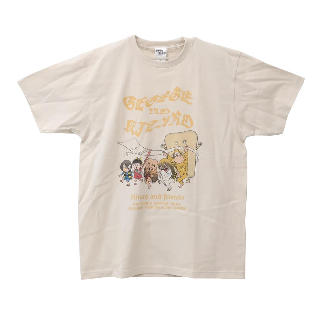 ゲゲゲの鬼太郎 Tシャツ T-SHIRTS みんなで歩く Lサイズ XLサイズ スモールプラネット 半袖 アニメキャラクター グッズ メール便可 シネマコレクション