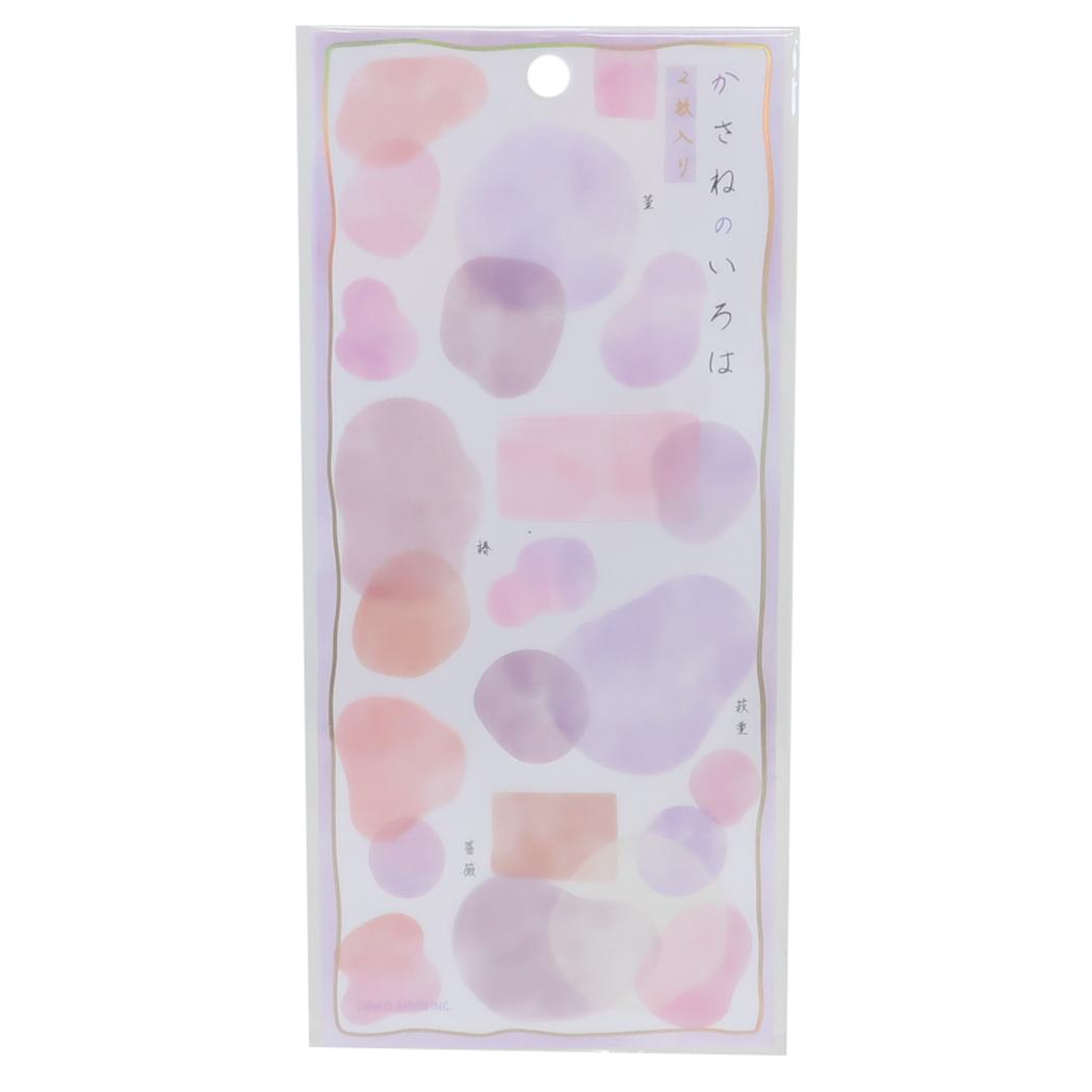 シールシート かさねのいろはシール 枝垂れる花々 カミオジャパン デコレーション 手帳デコ グッズ メール便可 シネマコレクション