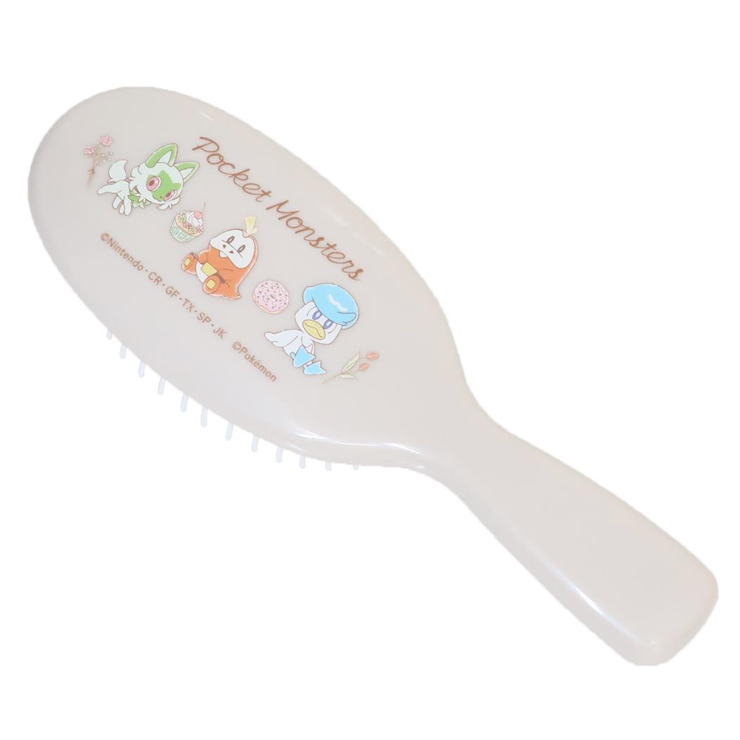 ポケットモンスター ヘアブラシ ブラシ BEIGE フラワー ポケモン マリモクラフト くし かわいい キャラクター グッズ シネマコレクション