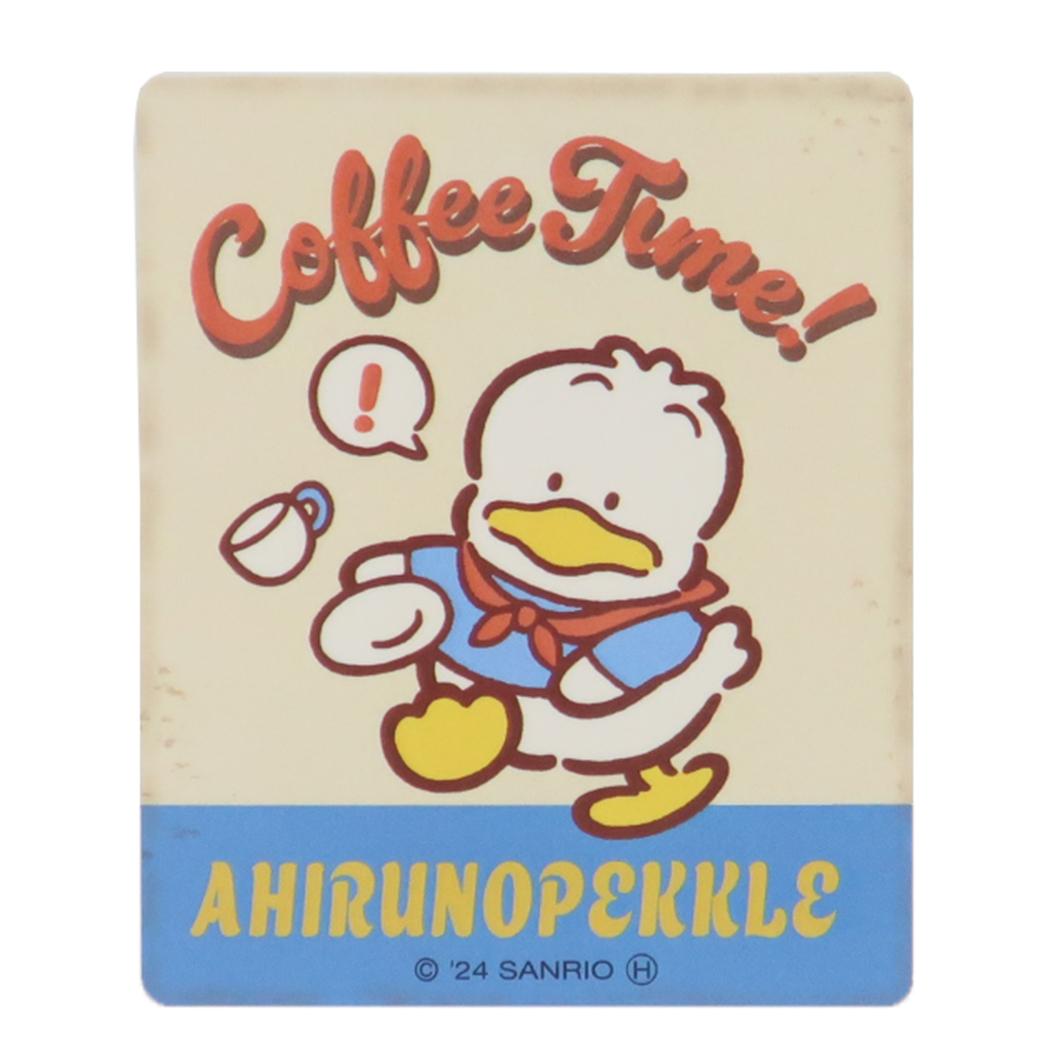 あひるのペックル ダイカットシール ステッカー ヴィンテージレトロ A サンリオ ケイカンパニー デコシール スマホステッカー キャラクター グッズ メール便可 シネマコレクション