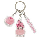 マイメロディ キーリング 3連アクリルキーホルダー マカロン サンリオ バンダイ プレゼント アクキー キャラクター グッズ メール便可 シネマコレクション