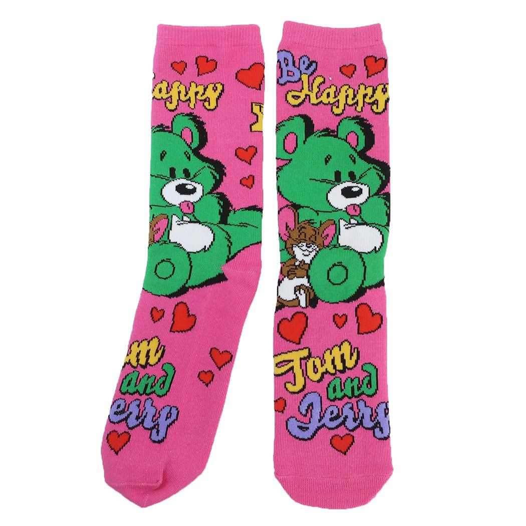 トムとジェリー 女性用靴下 レディースハイソックス ぬいぐるみ ワーナーブラザース スモールプラネッ..