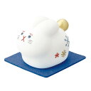 月しっぽうさぎ マスコット うさぎ素焼き飾り デコレ インテリア かわいい プレゼント グッズ シネマコレクション