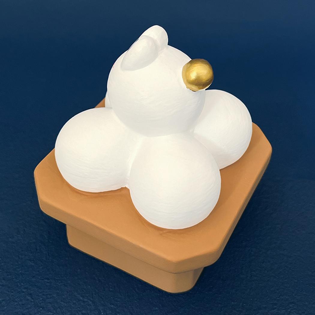【最大1000円OFFクーポン!】月しっぽうさ団子 マスコット 月しっぽうさぎ デコレ インテリア かわいい プレゼント [2]