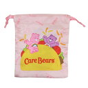 ケアベア 巾着袋 リボン巾着 フード CareBears スモールプラネット きんちゃくポーチ 小物入れ キャラクター グッズ メール便可 シネマコレクション