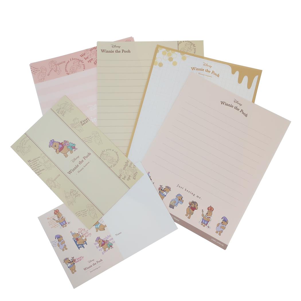 くまのプーさん レターセット ボリュームアップレター ディズニー カミオジャパン 手紙セット 便箋＆封筒 キャラクター グッズ メール便可 シネマコレクション