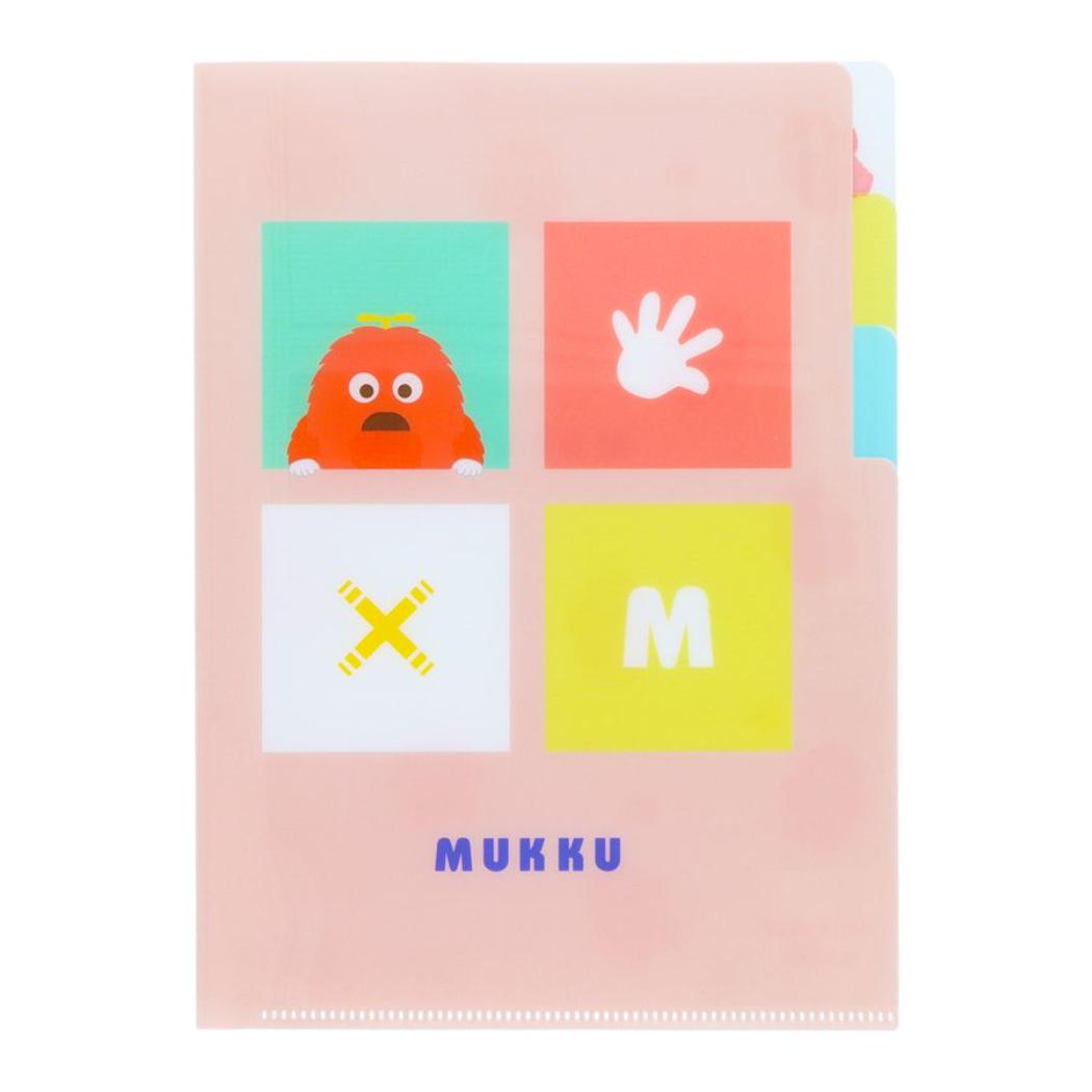 ガチャピン＆ムック ポケットファイル クリアファイルA5 3P 3ポケット ムック サンスター文具 新学期準備文具 キャラクター グッズ メール便可 シネマコレクション