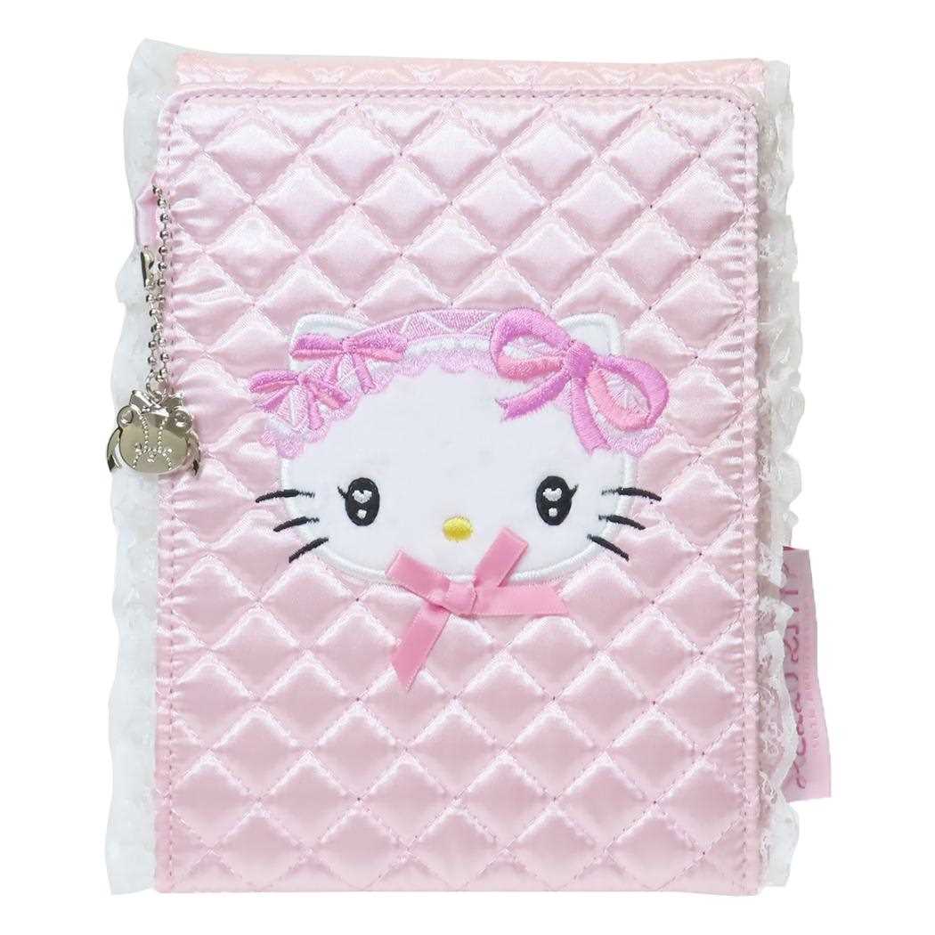 ハローキティ 手鏡 ファブリックミラー ピンクキルトシリーズ サンリオ 粧美堂 折りたたみ 卓上 キャラクター グッズ メール便可 シネマコレクションのサムネイル