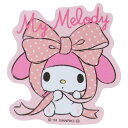 マイメロディ ダイカットシール キャラクターステッカー リボン サンリオ スモールプラネット ダイカットビニールステッカー デコシール 耐水性 キャラクター グッズ メール便可 シネマコレクション