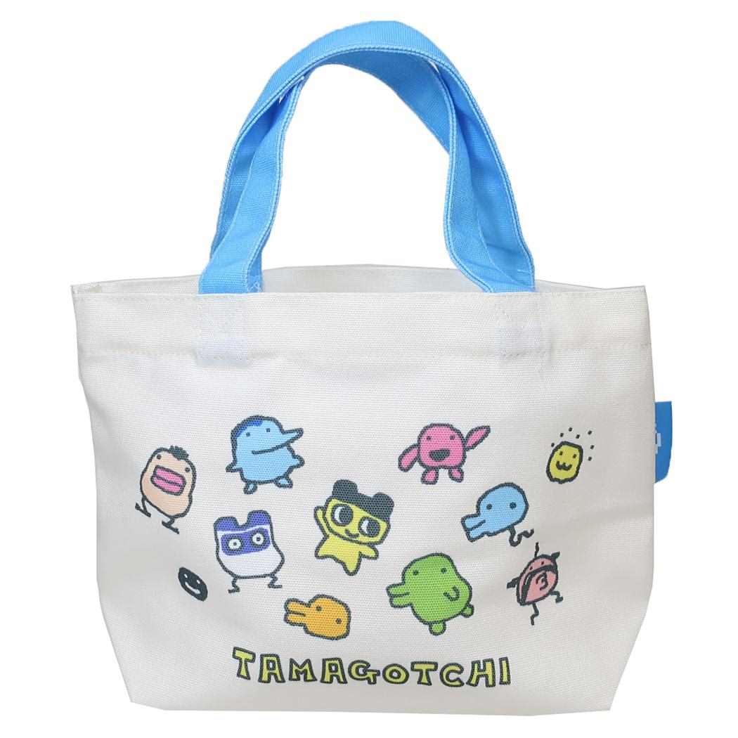 たまごっち ランチバッグ ミニトート 集合 バンダイ お弁当かばん キャラクター グッズ メール便可 シネマコレクションのサムネイル