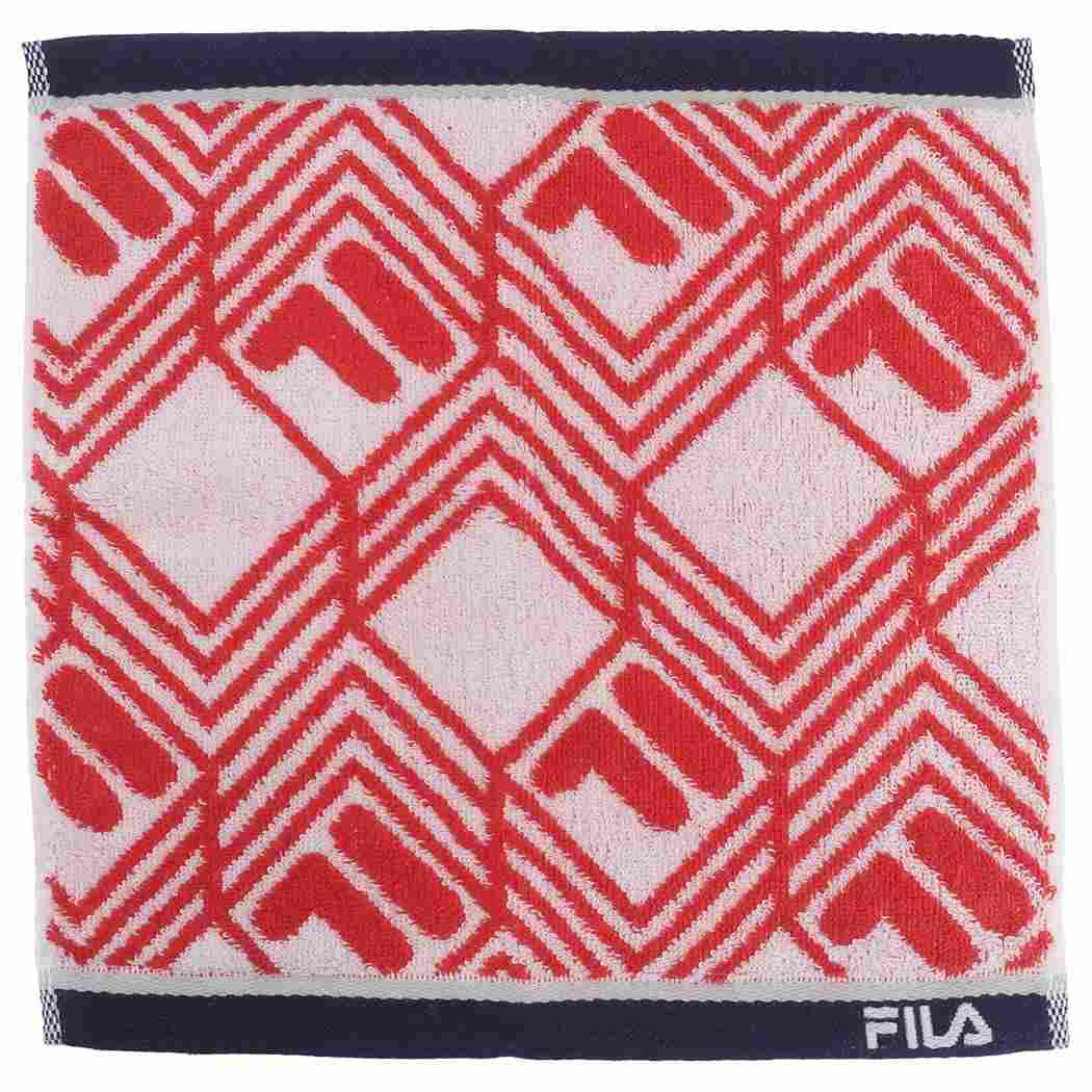 フィラ ミニタオル タオルチーフ R FILA 日繊 抗菌防臭 スポーツブランド グッズ メール便可 シネマコレクション