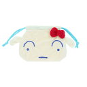 クレヨンしんちゃんxサンリオキャラクターズ 巾着袋 ぬいぐるみ巾着 シロ サンリオ サンスター文具 きんちゃくポーチ 小物入れ キャラクター グッズ メール便可...