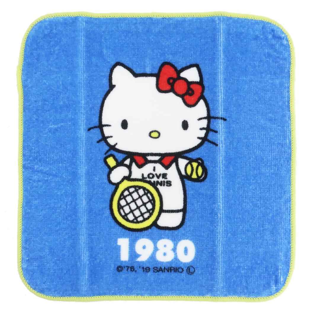 【ポイント10倍 & クーポン！】ハローキティ ミニタオル KT50th プチタオル 1980 サンリオ 野村タオル 入園入学準備 幼稚園 キャラクター グッズ メール便可 シネマコレクション