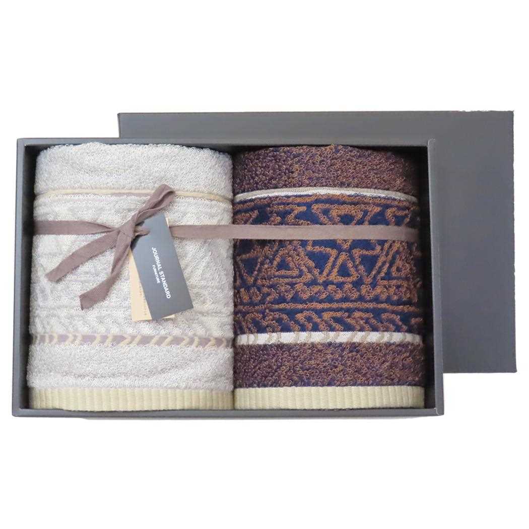 journal standard furniture ギフトタオル フェイスタオル 2枚セット クエスト 日繊 お返し 内祝い 贈..