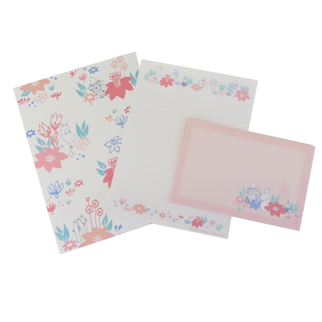 【12月は毎日ポイント10倍!】ムーミン 手紙セット ケース入りレター はなとかくれんぼ 北欧 カミオジャパン 便箋&封筒 レターセット キャラクター グッズ ...