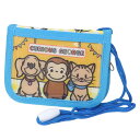 おさるのジョージ キッズ財布 ウォレット フレンズ アイプランニング 子供用財布 絵本キャラクター グッズ メール便可 シネマコレクション