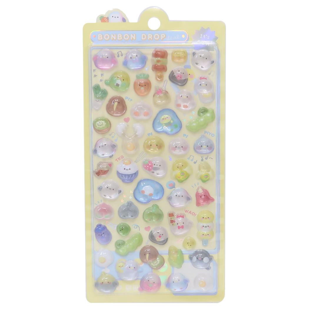 シールシート ボンボンドロップシール ぴよぴよボンボン クーリア デコシール 手帳 お手紙 かわいい グッズ メール便可 シネマコレクションのサムネイル
