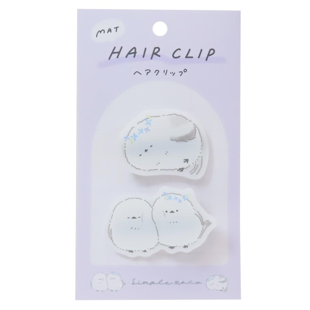【12月は毎日ポイント10倍！】ヘアアクセ マットヘアクリップ SIMPLE MOCO カミオジャパン 前髪クリッ..