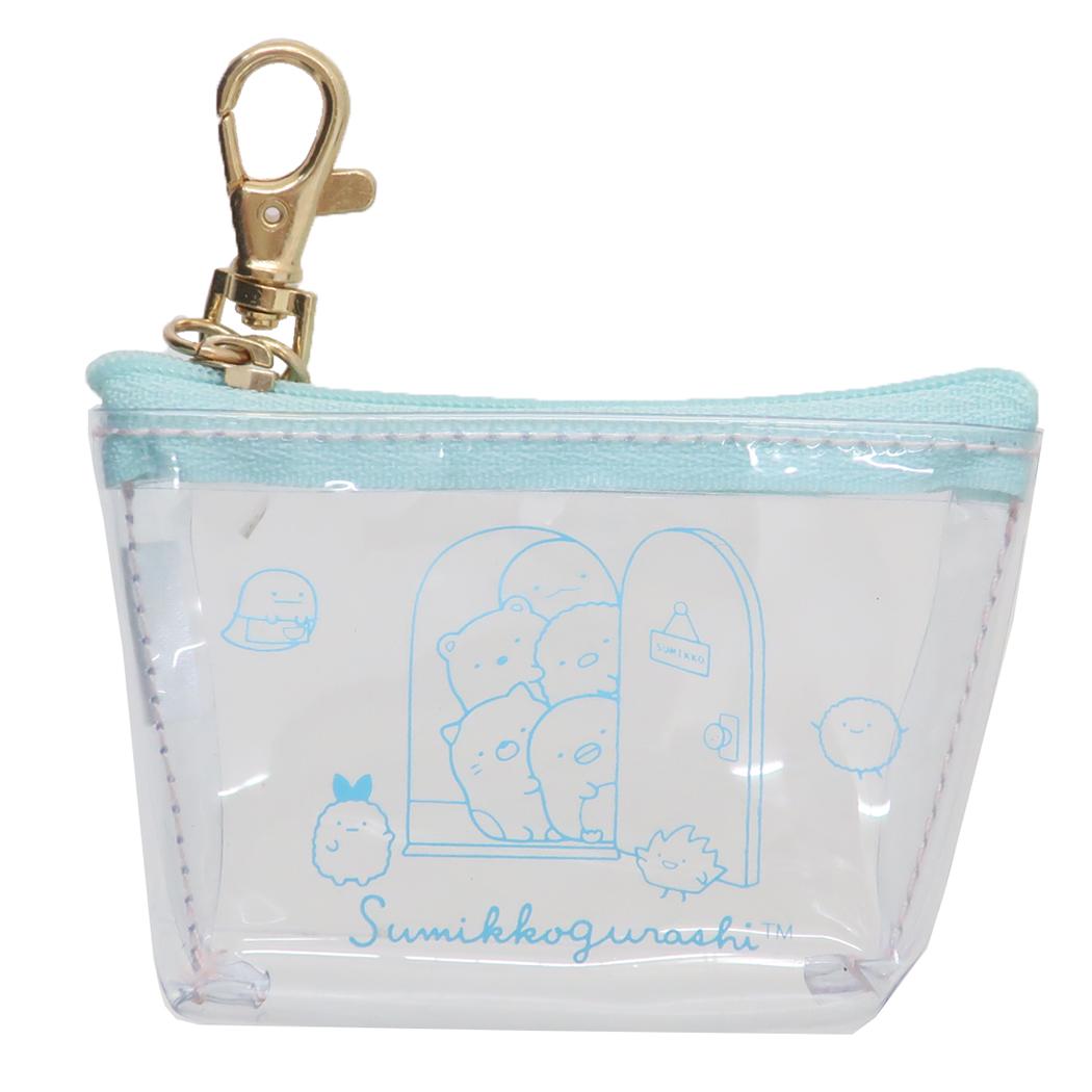 すみっコぐらし ミニポーチ 三角クリアポーチ スタンダード サンエックス ティーズファクトリー 小物入..