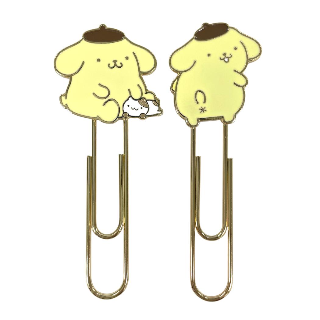 【12月は毎日ポイント10倍!】ポムポムプリン クリップ メタルクリップセット 2個セット サンリオ アイアップ 事務用品 書類整理 ブックマーカー キャラクタ...