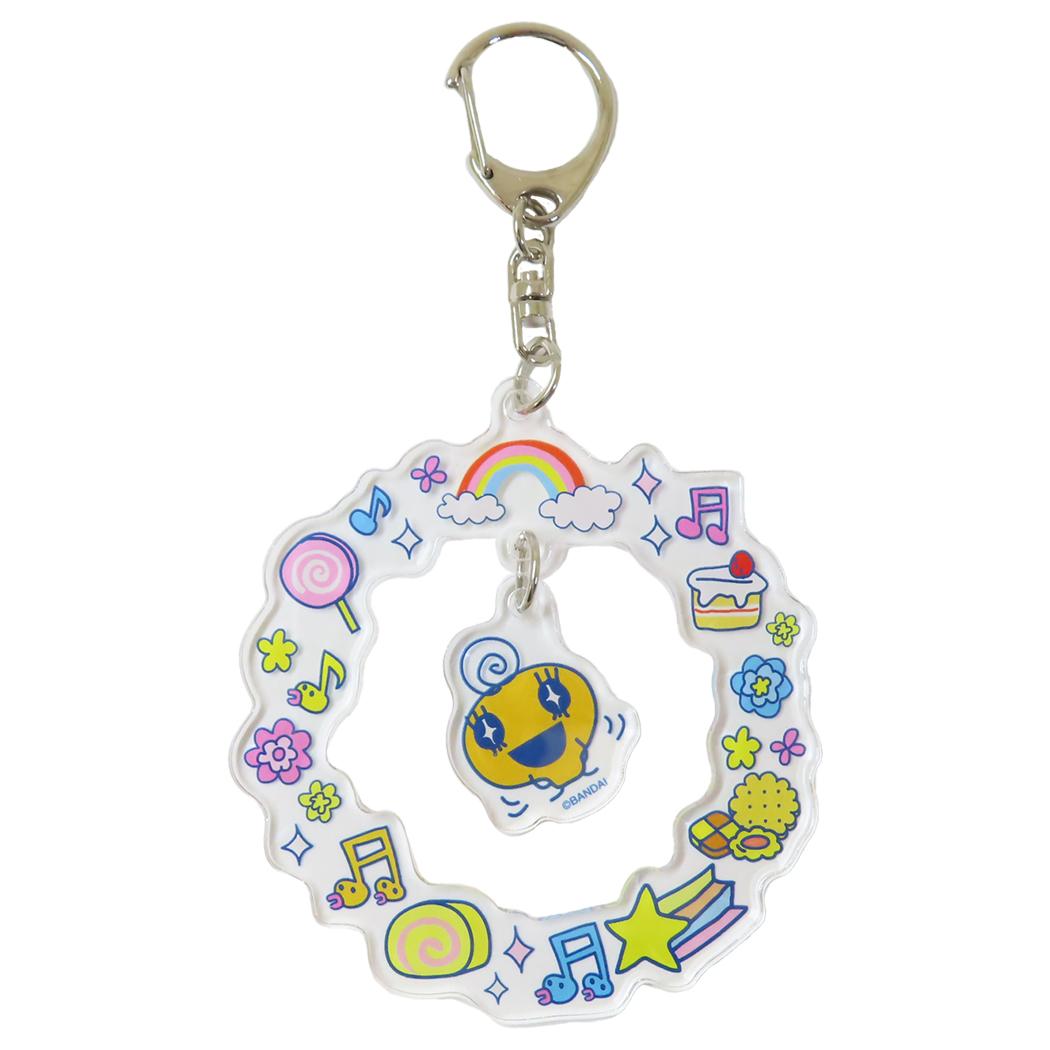 たまごっち キーリング ゆらゆらアクリルキーホルダー めめっち マリモクラフト アクキー キャラクター グッズ メール便可 シネマコレクション