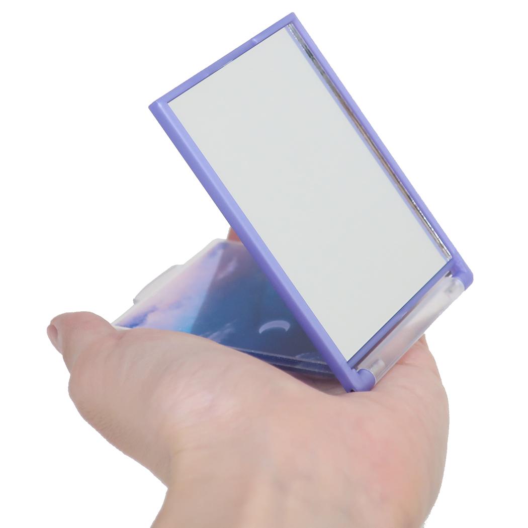 キャラクターのシネマコレクションの【最大1000円OFFクーポン！】カードミラーS 手鏡 MOONLIT ILLUMINATION カミオジャパン コンパクトミラー かわいい メール便可｜アングル2