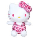 ハローキティ ぬいぐるみ お座りぬいぐるみ ヒョウ柄シリーズ ピンク サンリオ ケイカンパニー プレゼント かわいい プラッシュドール キャラクター グッズ シ...
