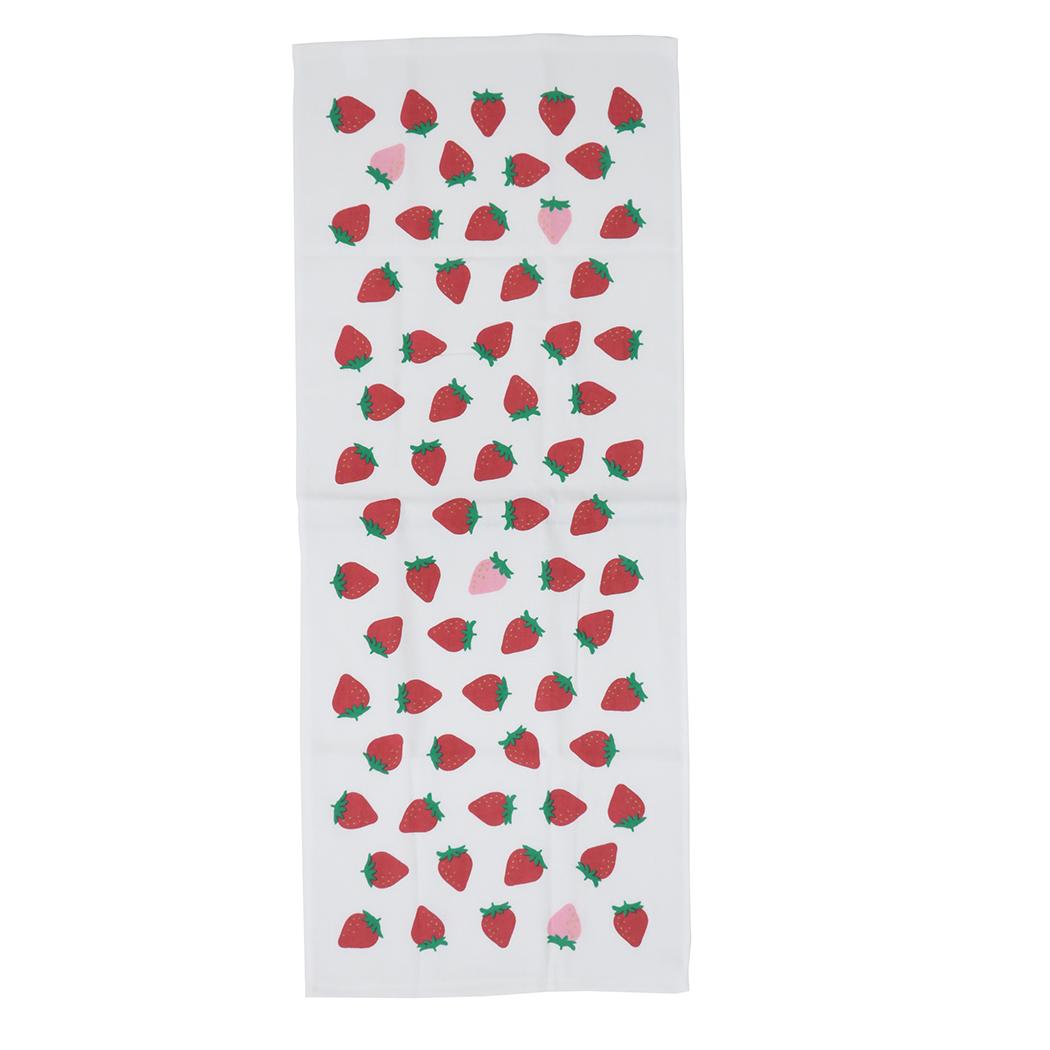フェイスタオル ふわさらタオル いちご 犬飼タオル プレゼント 和風 グッズ メール便可 シネマコレクション