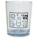 ミッフィー ガラスコップ グラス MIFFY&ANIMALS ブルー ディックブルーナ 金正陶器 プレゼント グラスタンブラー 絵本キャラクター グッズ シネマ...