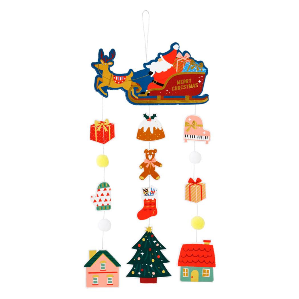 【12月は毎日ポイント10倍!】CHRISTMAS グリーティングカード クリスマスカード JX56-4 モビール サンリオ プレゼント メッセージカード グッ...