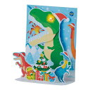 CHRISTMAS グリーティングカード メロディ JXPM6-4 クリスマスカード 立体 恐竜 サンリオ プレゼント ポップアップ グッズ メール便可 シネマ...
