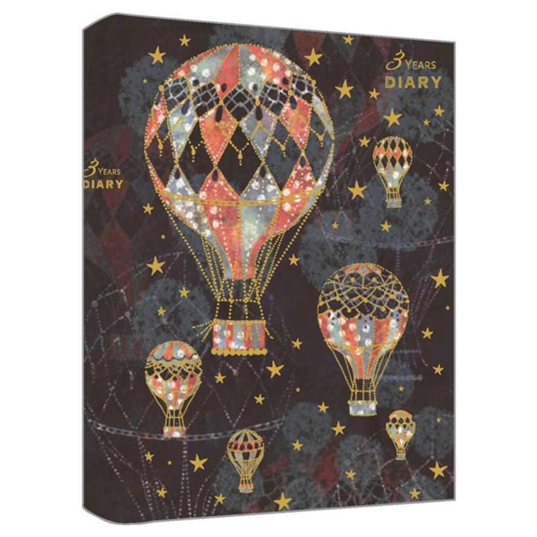 【12月は毎日ポイント10倍!】Tomoko Hayashi 日記帳 3年日記 バルーン クローズピン ギフト雑貨 ガーリーイラスト グッズ メール便可 シネマ...
