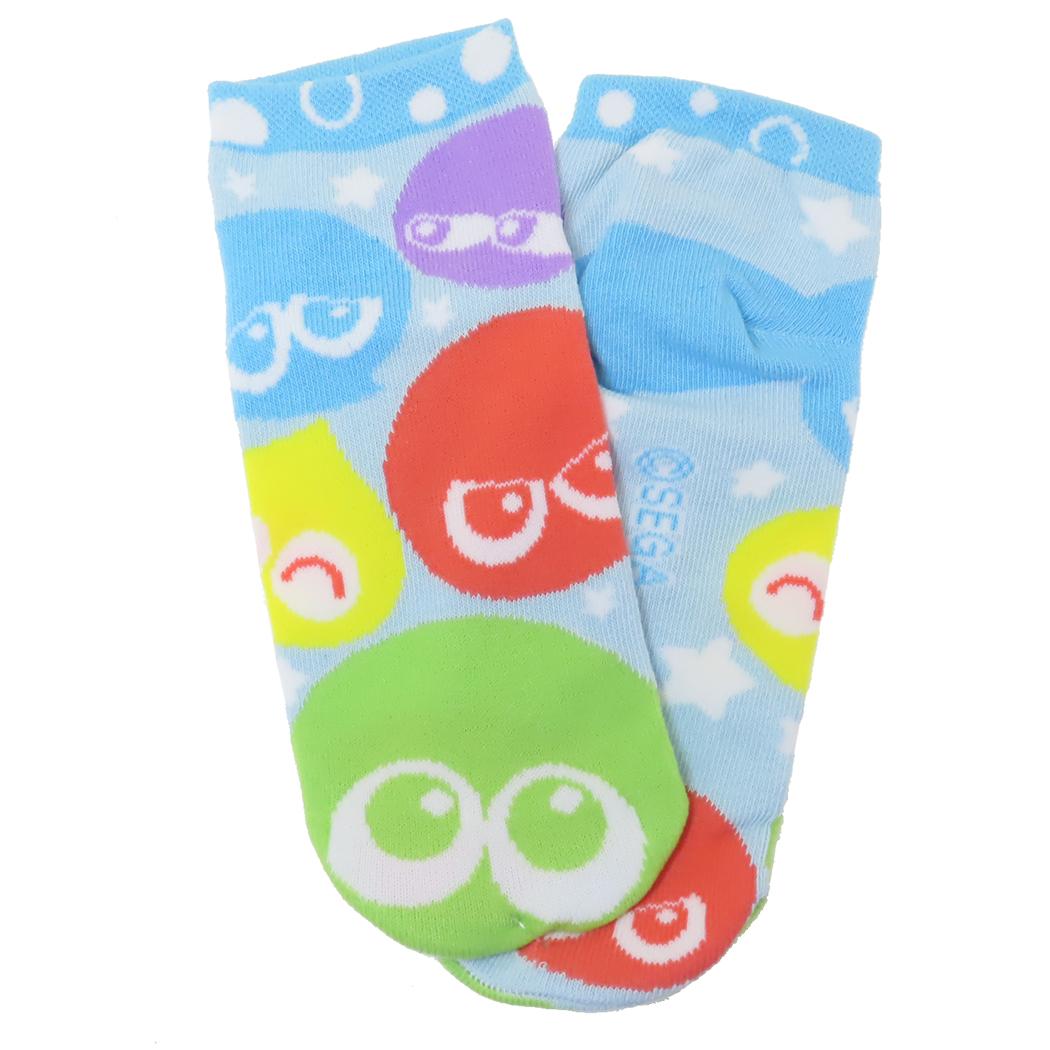 ぷよぷよ 女性用靴下 レディースソックス ジェイズプランニング かわいい ゲームキャラクター グッズ メール便可 シネマコレクション