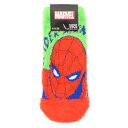 スパイダーマン 女性用防寒靴下 もっこもこ靴下 レディースソックス ロゴ MARVEL スモールプラネット ウォーマー雑貨 キャラクター グッズ メール便可【MARVELCorner】(4)