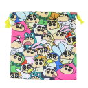 クレヨンしんちゃん 巾着袋 フラット巾着 ぎゅうぎゅう変身しんちゃん ティーズファクトリー きんちゃくポーチ 小物入れ アニメキャラクター グッズ メール便可 ...