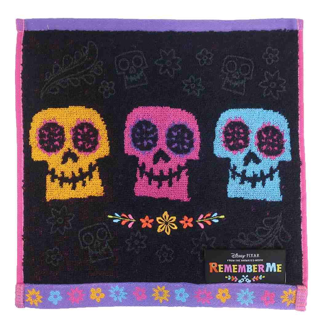 リメンバーミー ミニタオル ジャガードハンカチタオル カラベラフラワー ディズニー 丸眞 汗拭きタオル キャラクター グッズ メール便可 シネマコレクションのサムネイル