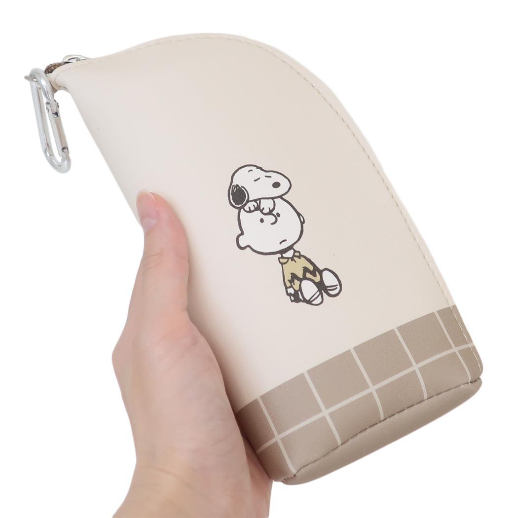 【最大1000円OFFクーポン！】カラビナ付メガネケース 眼鏡ケース スヌーピー ABOUT...
