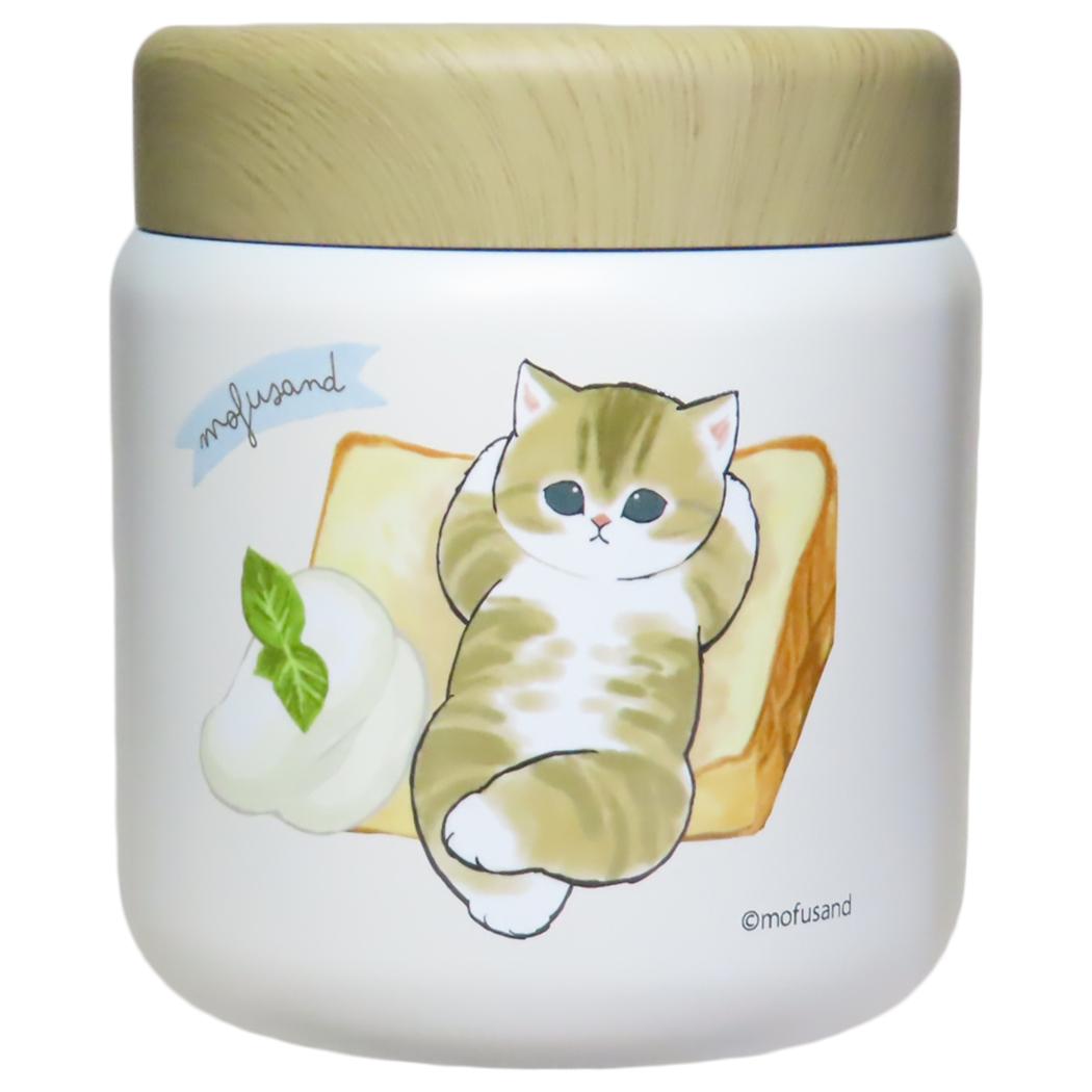 モフサンド スープジャー ステンレススープポット 300ml シフォンケーキにゃん mofusand 東亜金属 ランチ雑貨 フードポット 保温保冷 キャラクター...
