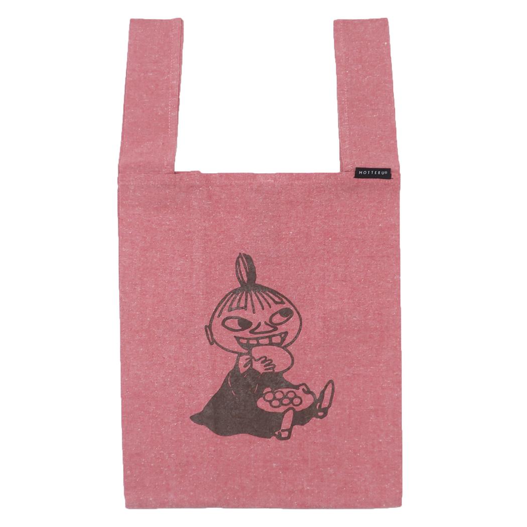 ムーミン ショッピングバッグ MOTTERU エコバック リトルミイ レッド 北欧 ワタナベ お買い物かばん キャラクター グッズ メール便可 シネマコレクション