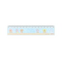ものさし 15cm定規 ふわふわわんにゃん サンスター文具 新学期準備文具 かわいい グッズ メール便可 シネマコレクション