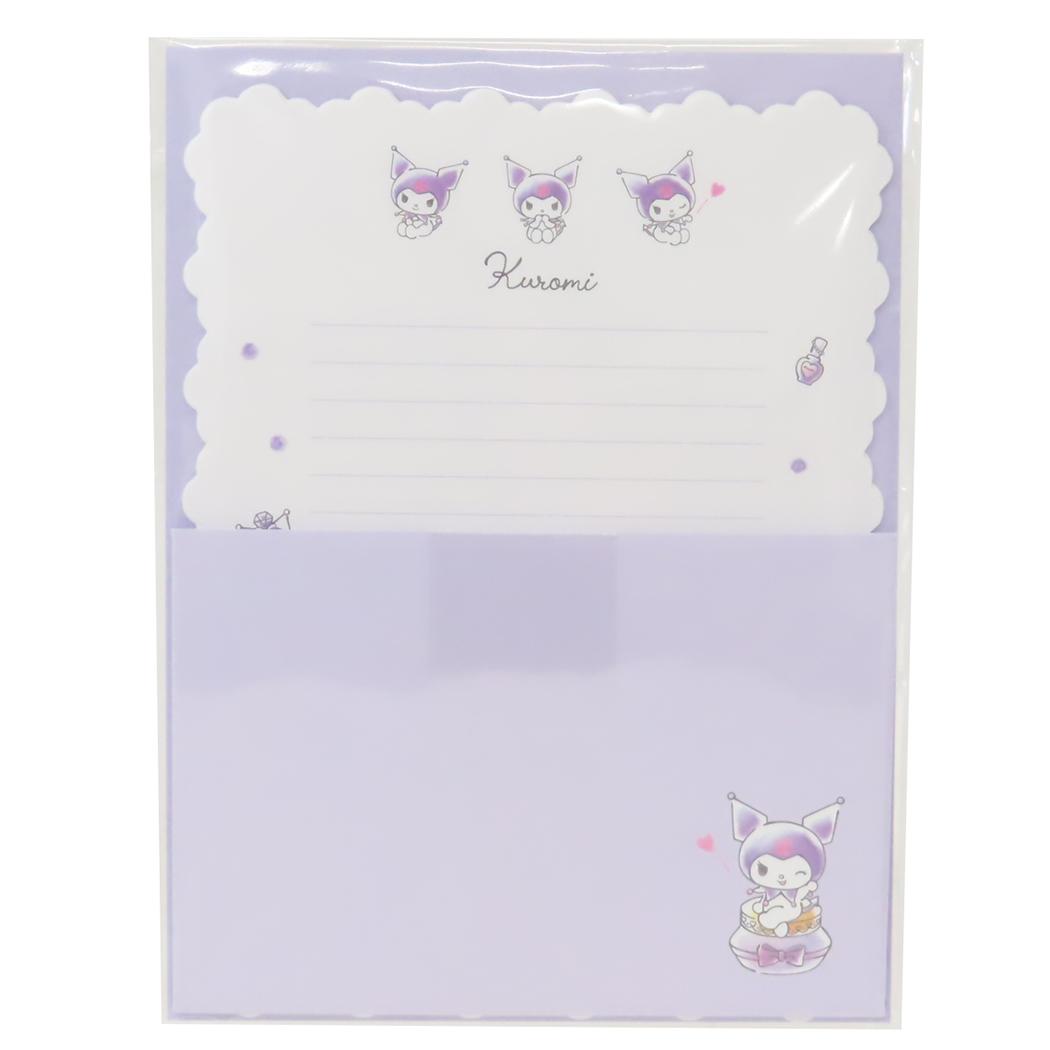 【12月は毎日ポイント10倍!】クロミ レターセット カームレター サンリオ カミオジャパン ダイカット便箋&封筒 手紙セット キャラクター グッズ メール便可...