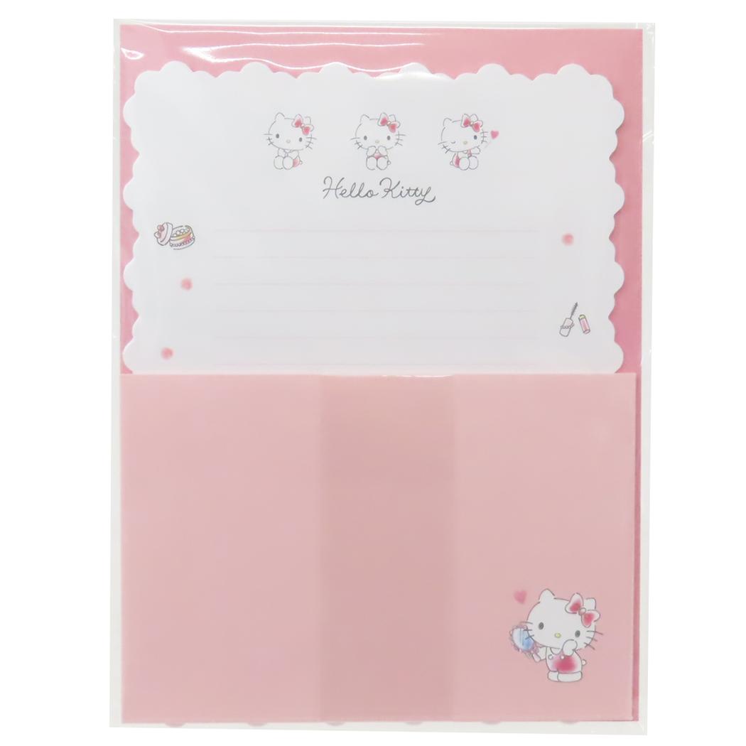 【12月は毎日ポイント10倍!】ハローキティ レターセット カームレター サンリオ カミオジャパン ダイカット便箋&封筒 手紙セット キャラクター グッズ メー...