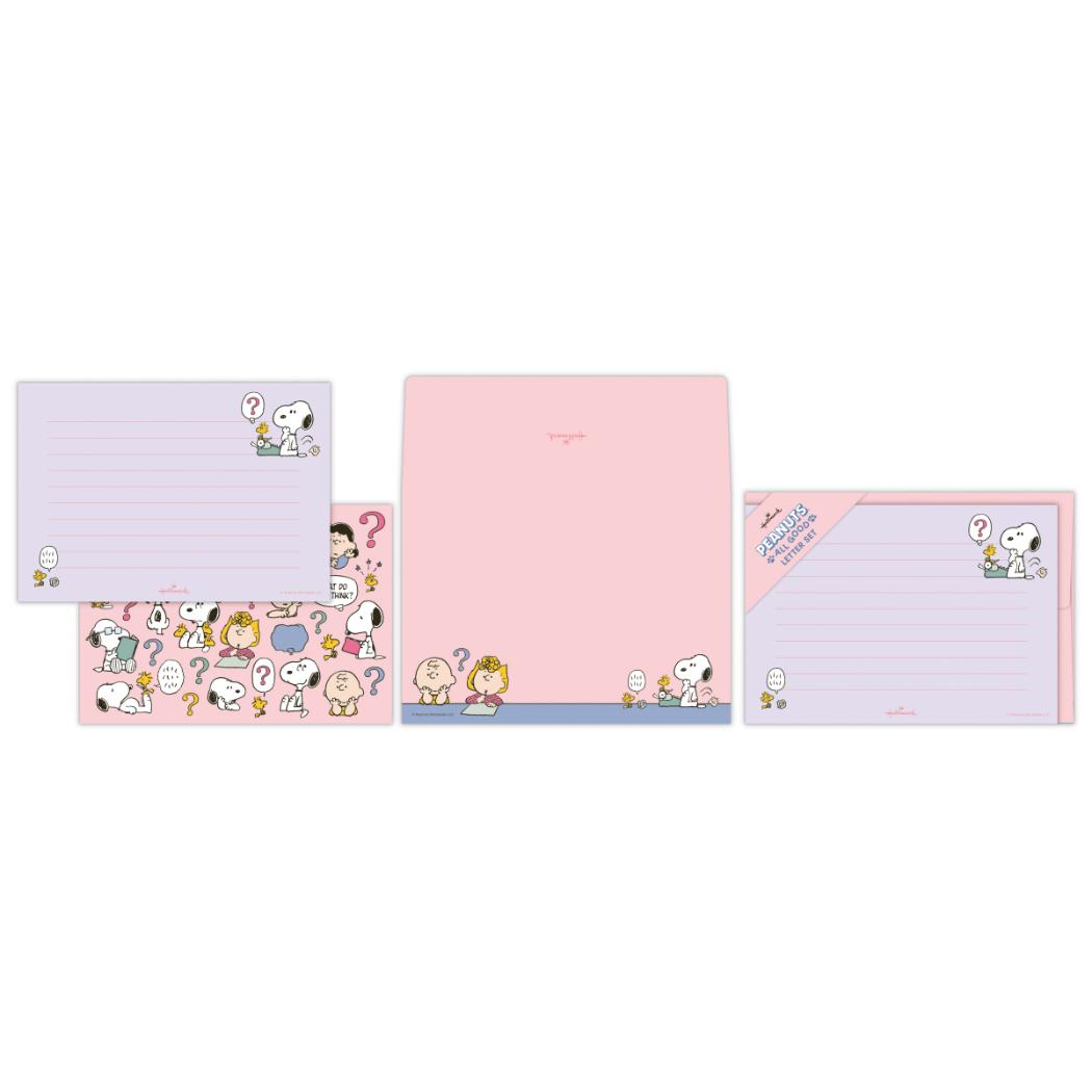 【12月は毎日ポイント10倍!】スヌーピー レターセット 手紙セット Peanuts All Good SNAG THINK ピーナッツ 日本ホールマーク 便箋...