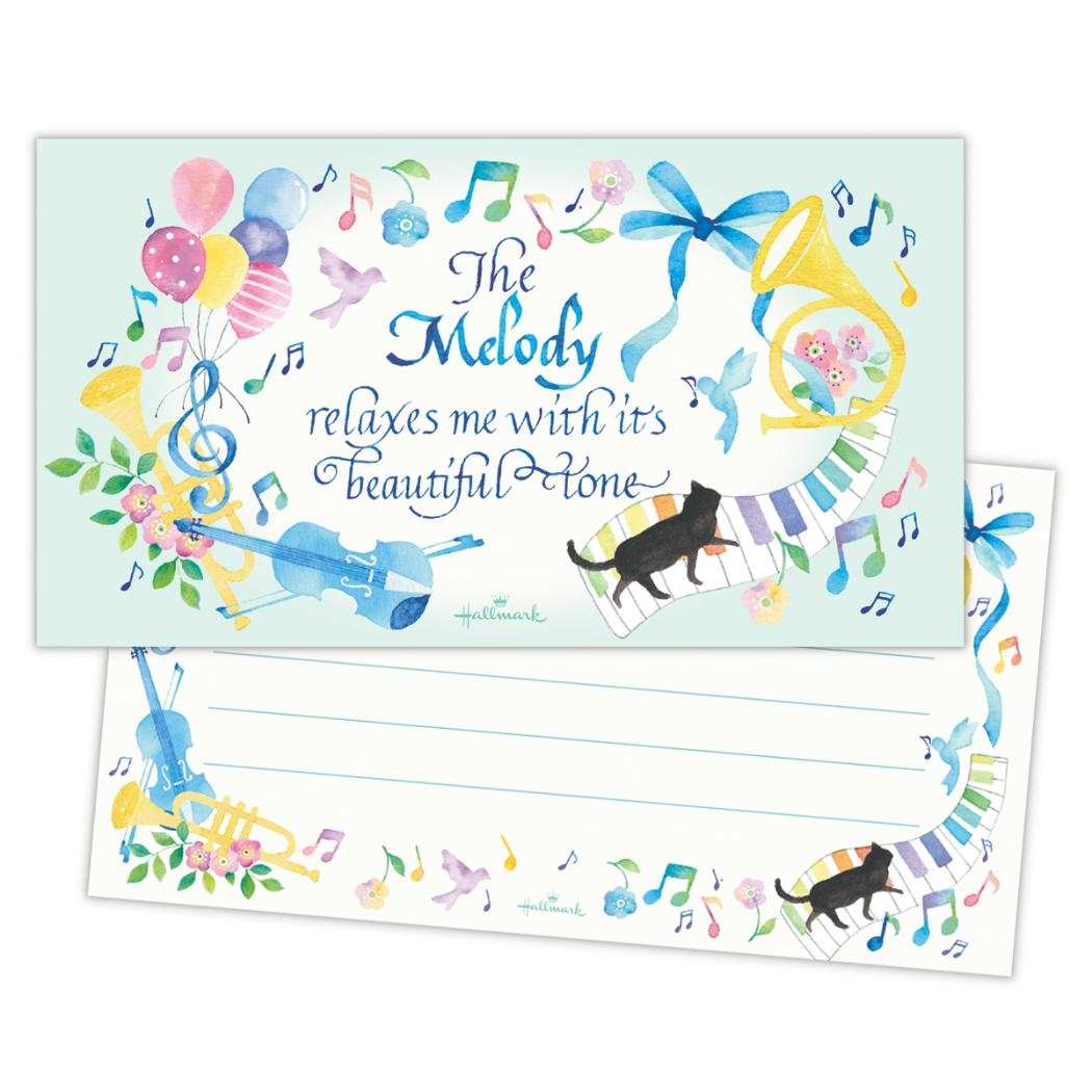 【12月は毎日ポイント10倍!】便箋 一筆箋 リラックスメロディ 日本ホールマーク 便せん おしゃれ グッズ メール便可 シネマコレクション