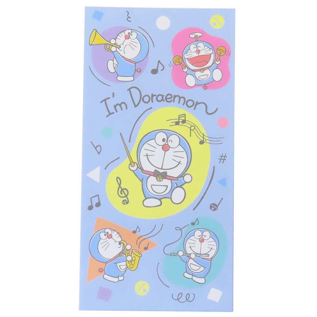 ドラえもん ぽち袋 万型ポチ袋 3枚セット 音楽さんぽ 藤子F不二雄 山野紙業 お年玉袋 金封 アニメキャラクター グッズ メール便可 シネマコレクションのサムネイル